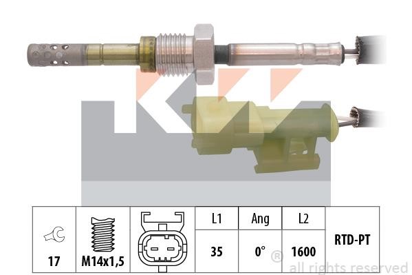 KW 422 217 Датчик температури відпрацьованих газів 422217: Купити в Україні - Добра ціна на EXIST.UA!