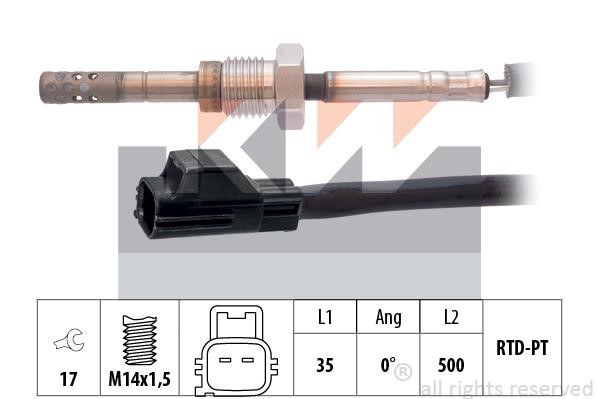 KW 422 148 Датчик температури відпрацьованих газів 422148: Купити в Україні - Добра ціна на EXIST.UA!