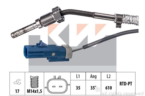 KW 422 364 Датчик температури відпрацьованих газів 422364: Приваблива ціна - Купити в Україні на EXIST.UA!