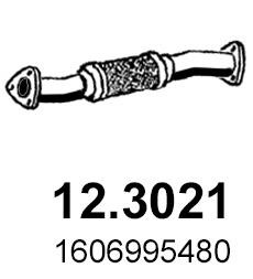 Asso 12.3021 Вихлопна труба 123021: Приваблива ціна - Купити в Україні на EXIST.UA!