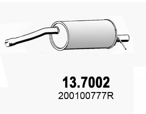Asso 13.7002 Амортизатор 137002: Купити в Україні - Добра ціна на EXIST.UA!