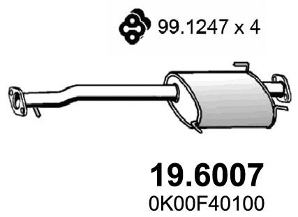Asso 19.6007 Амортизатор 196007: Купити в Україні - Добра ціна на EXIST.UA!