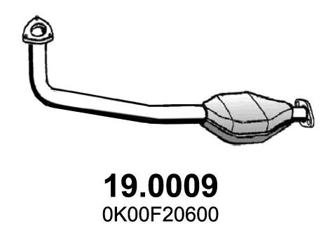 Asso 19.0009 Каталізатор 190009: Купити в Україні - Добра ціна на EXIST.UA!