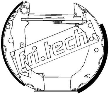 Fri.tech 16483 Колодки гальмівні барабанні, комплект 16483: Купити в Україні - Добра ціна на EXIST.UA!