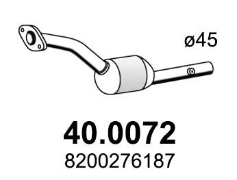 Asso 40.0072 Каталізатор 400072: Купити в Україні - Добра ціна на EXIST.UA!