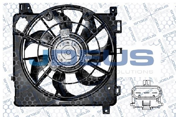 J. Deus EV0200980 Вентилятор радіатора охолодження EV0200980: Купити в Україні - Добра ціна на EXIST.UA!
