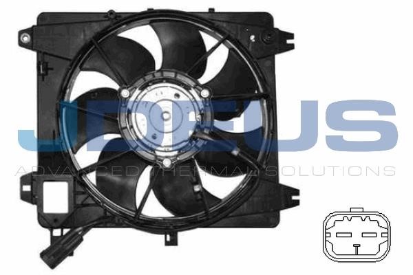 J. Deus EV0070150 Вентилятор радіатора охолодження EV0070150: Купити в Україні - Добра ціна на EXIST.UA!
