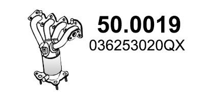 Asso 50.0019 Каталізатор 500019: Купити в Україні - Добра ціна на EXIST.UA!