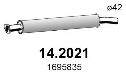 Asso 14.2021 Додатковий глушник 142021: Купити в Україні - Добра ціна на EXIST.UA!