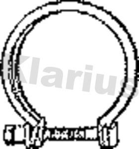 Klarius 430625 Хомут глушника 430625: Купити в Україні - Добра ціна на EXIST.UA!