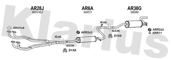  030043U Система випуску відпрацьованих газів 030043U: Купити в Україні - Добра ціна на EXIST.UA!