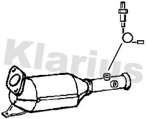 Klarius 390505 Протисажний/пиловий фільтр, система відведення ВГ 390505: Купити в Україні - Добра ціна на EXIST.UA!