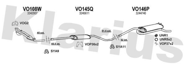  960057U Система випуску відпрацьованих газів 960057U: Купити в Україні - Добра ціна на EXIST.UA!