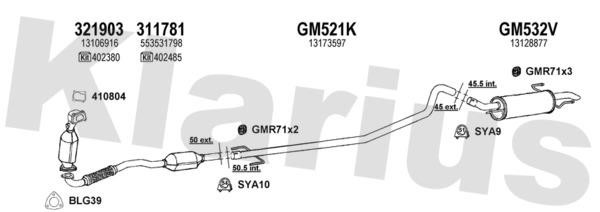  391429U Система випуску відпрацьованих газів 391429U: Купити в Україні - Добра ціна на EXIST.UA!