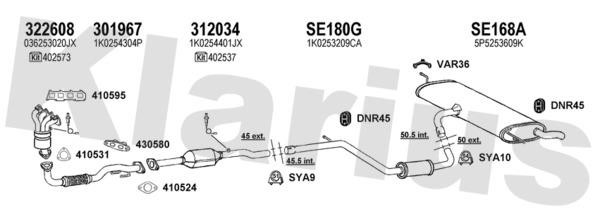  790464U Система випуску відпрацьованих газів 790464U: Купити в Україні - Добра ціна на EXIST.UA!