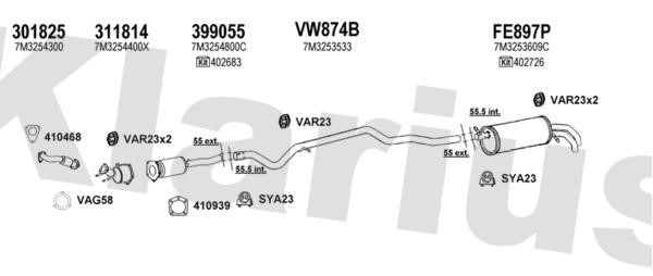  790298U Система випуску відпрацьованих газів 790298U: Купити в Україні - Добра ціна на EXIST.UA!