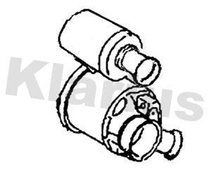 Klarius 390621 Протисажний/пиловий фільтр, система відведення ВГ 390621: Купити в Україні - Добра ціна на EXIST.UA!