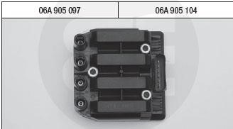 Brecav 214.003 Котушка запалювання 214003: Купити в Україні - Добра ціна на EXIST.UA!