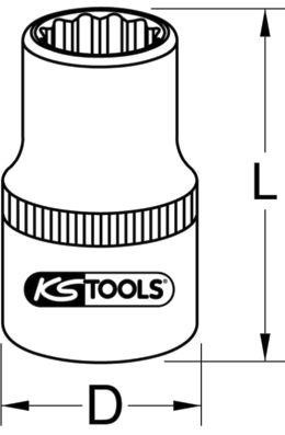 Ks tools Голівка торцевого ключа, гальмівний супорт – ціна