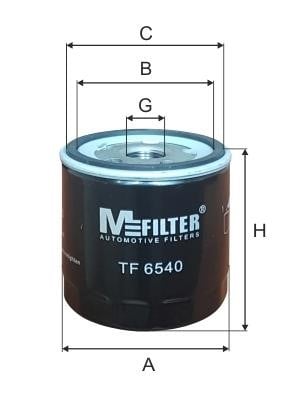 M-Filter TF 6540 Фільтр масляний TF6540: Купити в Україні - Добра ціна на EXIST.UA!