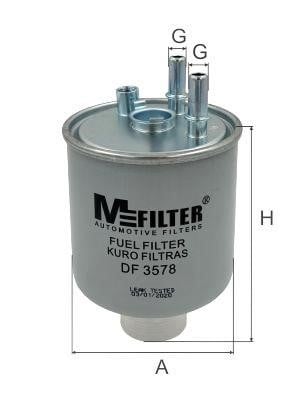 M-Filter DF 3578 Фільтр палива DF3578: Купити в Україні - Добра ціна на EXIST.UA!