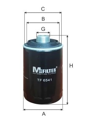 M-Filter TF 6541 Фільтр масляний TF6541: Купити в Україні - Добра ціна на EXIST.UA!