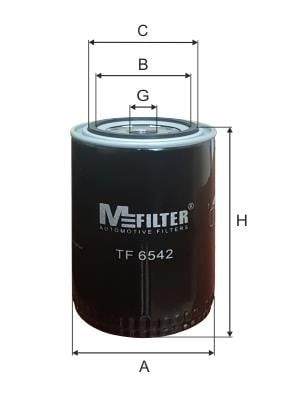 M-Filter TF 6542 Фільтр масляний TF6542: Приваблива ціна - Купити в Україні на EXIST.UA!