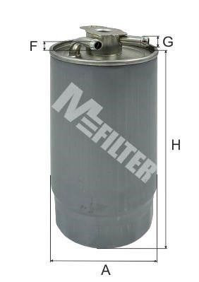 M-Filter DF 3571 Фільтр палива DF3571: Купити в Україні - Добра ціна на EXIST.UA!