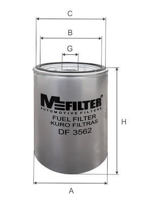 M-Filter DF 3562 Фільтр палива DF3562: Купити в Україні - Добра ціна на EXIST.UA!