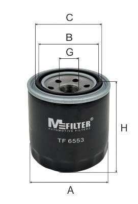 M-Filter TF 6553 Фільтр масляний TF6553: Купити в Україні - Добра ціна на EXIST.UA!