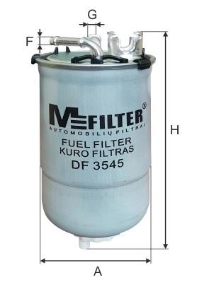 M-Filter DF 3545 Фільтр палива DF3545: Купити в Україні - Добра ціна на EXIST.UA!