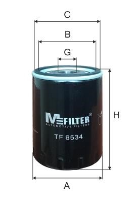 M-Filter TF 6534 Фільтр масляний TF6534: Купити в Україні - Добра ціна на EXIST.UA!