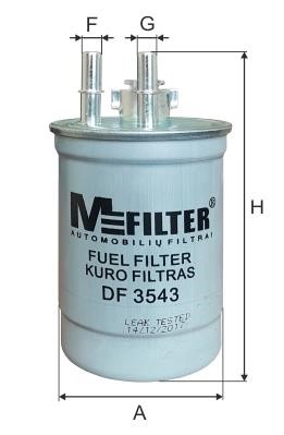 M-Filter DF 3543 Фільтр палива DF3543: Приваблива ціна - Купити в Україні на EXIST.UA!