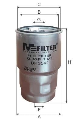 M-Filter DF 3542 Фільтр палива DF3542: Купити в Україні - Добра ціна на EXIST.UA!