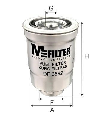 M-Filter DF 3582 Фільтр палива DF3582: Приваблива ціна - Купити в Україні на EXIST.UA!