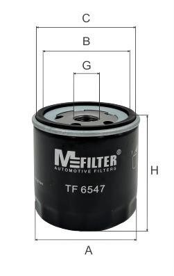 M-Filter TF 6547 Фільтр масляний TF6547: Купити в Україні - Добра ціна на EXIST.UA!