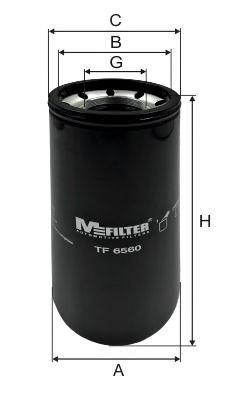 M-Filter TF 6560 Фільтр масляний TF6560: Купити в Україні - Добра ціна на EXIST.UA!