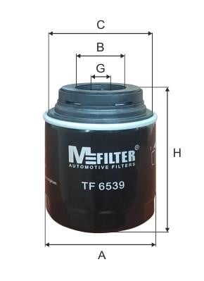 M-Filter TF 6539 Фільтр масляний TF6539: Купити в Україні - Добра ціна на EXIST.UA!
