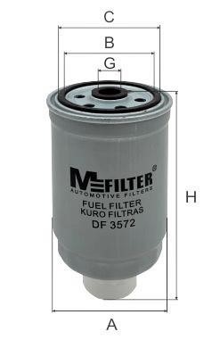M-Filter DF 3572 Фільтр палива DF3572: Купити в Україні - Добра ціна на EXIST.UA!