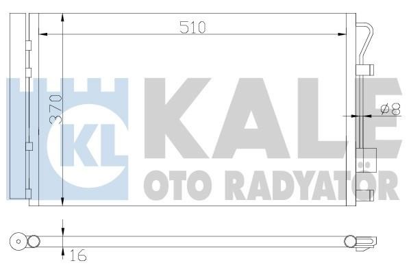 Kale Oto Radiator 380200 Радіатор кондиціонера (Конденсатор) 380200: Купити в Україні - Добра ціна на EXIST.UA!