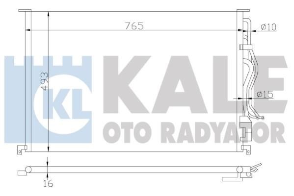Kale Oto Radiator 342940 Радіатор кондиціонера (Конденсатор) 342940: Купити в Україні - Добра ціна на EXIST.UA!