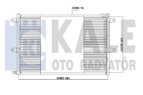 Kale Oto Radiator 384600 Конденсатор 384600: Купити в Україні - Добра ціна на EXIST.UA!