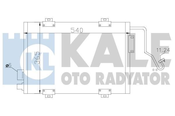 Kale Oto Radiator 342810 Радіатор кондиціонера (Конденсатор) 342810: Купити в Україні - Добра ціна на EXIST.UA!