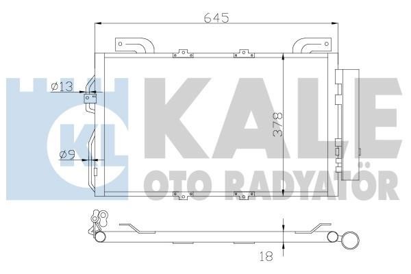 Kale Oto Radiator 392900 Радіатор кондиціонера (Конденсатор) 392900: Приваблива ціна - Купити в Україні на EXIST.UA!