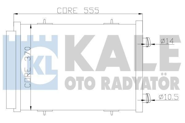 Kale Oto Radiator 385400 Радіатор кондиціонера (Конденсатор) 385400: Купити в Україні - Добра ціна на EXIST.UA!