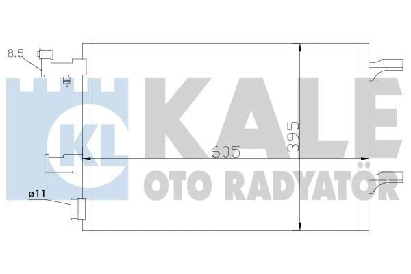 Kale Oto Radiator 391100 Радіатор кондиціонера (Конденсатор) 391100: Приваблива ціна - Купити в Україні на EXIST.UA!
