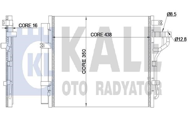 Kale Oto Radiator 343120 Радіатор кондиціонера (Конденсатор) 343120: Купити в Україні - Добра ціна на EXIST.UA!