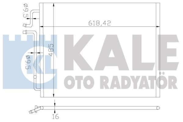 Kale Oto Radiator 381300 Радіатор кондиціонера (Конденсатор) 381300: Купити в Україні - Добра ціна на EXIST.UA!