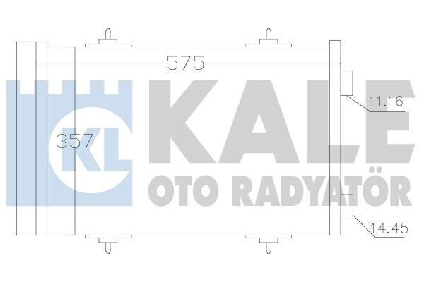 Kale Oto Radiator 343090 Радіатор кондиціонера (Конденсатор) 343090: Приваблива ціна - Купити в Україні на EXIST.UA!