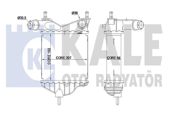 Kale Oto Radiator 344890 Інтеркулер 344890: Купити в Україні - Добра ціна на EXIST.UA!